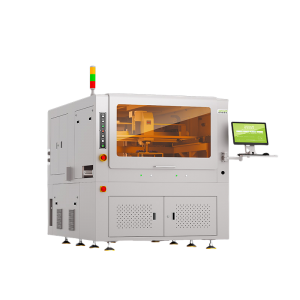 ZAM330AT:Inline PCB/FPC Laser Depaneling Machine +Automatic Palltizing/UnloadingSolution