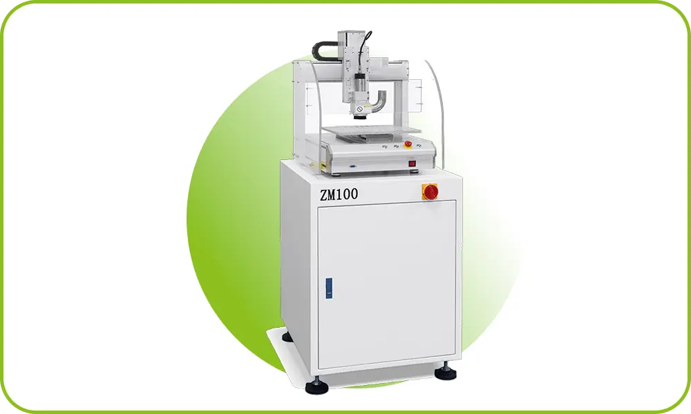 ZM100 compact benchtop PCB router machine