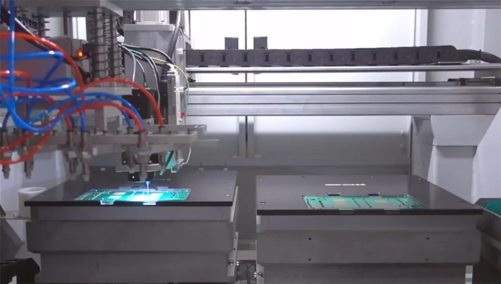 Dual-table machine
