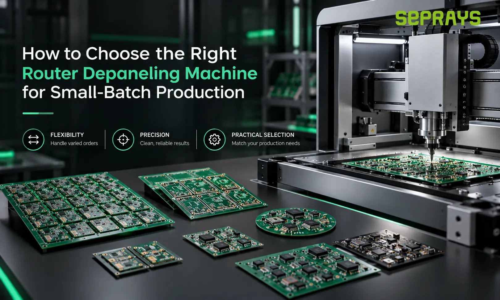 How to Choose a Router Depaneling Machine for Small-Batch Production？