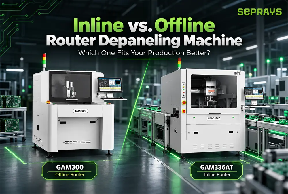 Inline VS. Offline Router Depaneling Machine