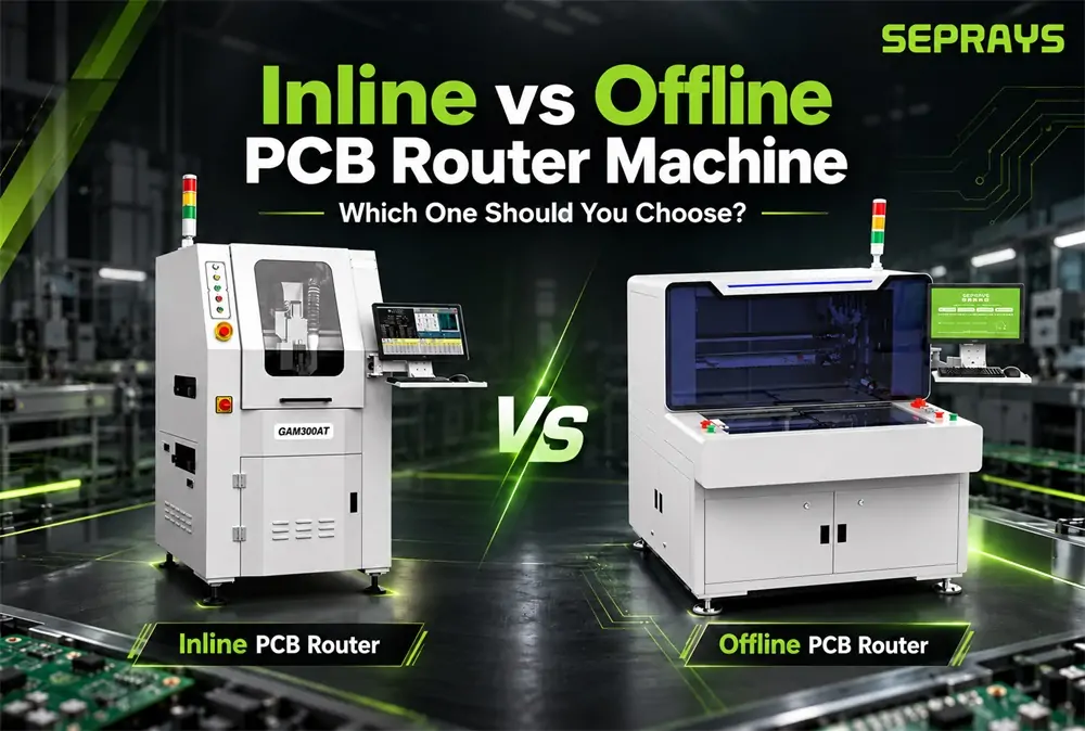Inline vs Offline PCB Router Machine