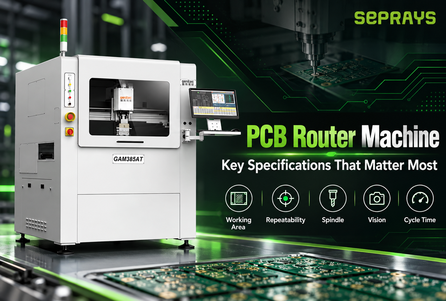 What Specifications Matter Most When Selecting a PCB Router Machine?