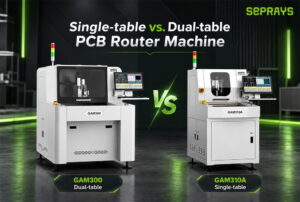 Single-table vs. Dual-table PCB Router Machine