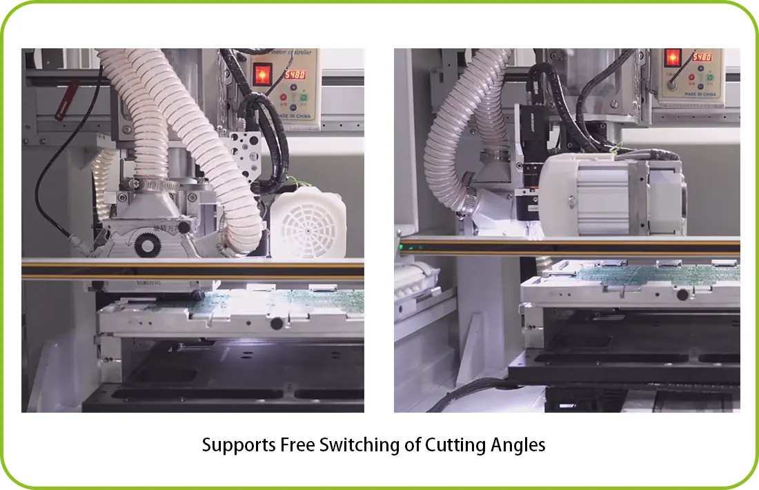 ZM300SV adjustable saw blade cutting direction